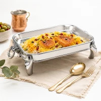 برنج خوری وارمردار مدل پافیلی کروم سلینا 92617 SELINA